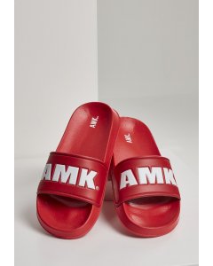 Slippers // AMK Slides red/white