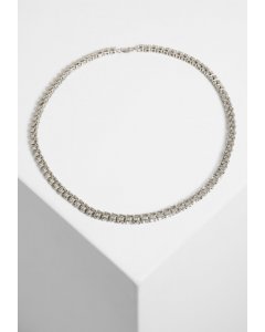 Urban Classics Accessoires / Necklace With Stones silver