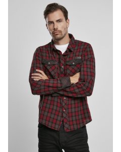 Men's Shirt // Brandit Duncan Checked Shirt red/brown