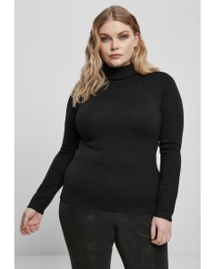 Women´s turtlenech long-sleeve // Urban classics Ladies Basic Turtleneck Sweater black
