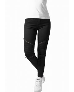 Trousers // Urban classics Ladies Stretch Biker Pants black