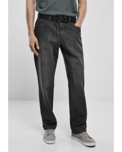 Men's jeans // Urban classics Loose Fit Jeans real black washed