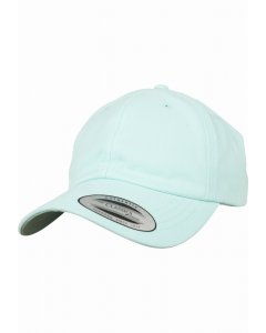 Baseball cap // Flexfit / Peached Cotton Twill Dad Cap diamond blue