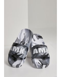 Slippers // AMK Soldier Slides grey camo