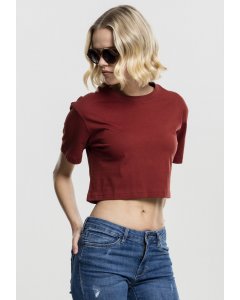 Women´s T-shirt waist  // Urban classics Ladies Short Oversized Tee rusty