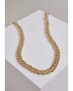Urban Classics Accessoires / Heavy Necklace With Stones gold