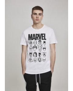 Men´s T-shirt short-sleeve // Merchcode Marvel Crew Tee white
