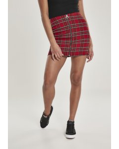 Women skirt // Urban Classics Ladies Short Checker Skirt red/blk