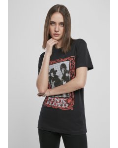 Women´s T-shirt short-sleeve // Merchcode Ladies Pink Floyd Logo Tee black