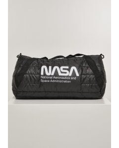 MT Accessoires / NASA Puffer Duffle Bag black