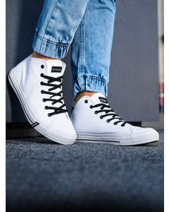Men's ankle shoes // T304 - white