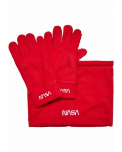 Gloves // Mister Tee / NASA Fleece Set red