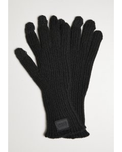 Urban Classics Accessoires / Knitted Wool Mix Smart Gloves black