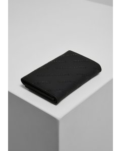 Urban Classics Accessoires / Synthetic Leather Allover Logo Wallet black