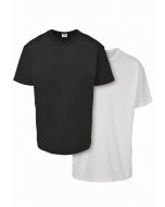 Men´s T-shirt short-sleeve // Urban classics Organic Basic Tee 2-Pack black+white