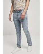 Men's jeans // Urban classics Slim Fit Jeans light skyblue acid washed