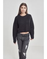 Women´s sweater // Urban Classics Ladies Wide Oversize Sweater black