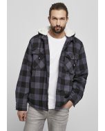 Men´s jacket // Brandit Lumberjacket hooded black/grey