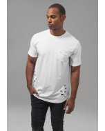 Men´s T-shirt short-sleeve // Urban Classics Ripped Pocket Tee white