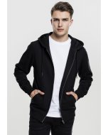 Men´s hoodie zipper // Urban Classics Basic Zip Hoody black