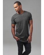 Men´s T-shirt short-sleeve // Urban Classics Long Shaped Turnup Tee charcoal