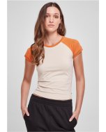 Women´s T-shirt waist  // Urban Classics / Ladies Organic Stretch Short Retro Ba