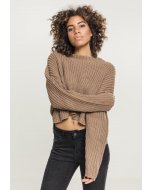 Women´s sweater // Urban Classics Ladies Wide Oversize Sweater taupe