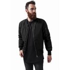 Men´s jacket // Urban Classics 2-Tone Bomber Jacket blk/blk