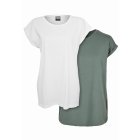 Women´s T-shirt short-sleeve // Urban classics Ladies Extended Shoulder Tee 2-Pa