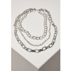 Urban Classics Accessoires / Classic Layering Necklace silver