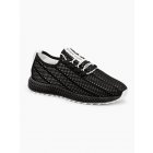 Men's mesh sneakers shoes - black V8 OM-FOKS-0117
