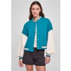 Women´s jacket // Urban Classics / Ladies Oversized 2 Tone College Terry Jacket 