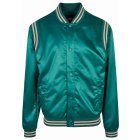 Men´s jacket // Urban classics Satin College Jacket green