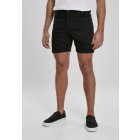 Shorts // Urban classics 5 Pockets Slim Fit Denim Shorts black raw