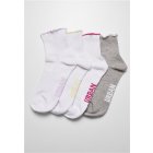 Socks // Urban Classics Girly Small Edge Socks 4-Pack multicolor