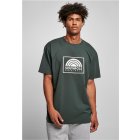 Men´s T-shirt short-sleeve // Southpole Square Logo Tee bottlegreen