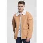 Men´s jacket // Urban Classics Bonded Oversized Sherpa Jacket camel