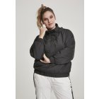 Women´s jacket // Urban Classics Ladies Panel Pull Over Jacket black