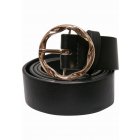Women's belt // Urban Classics / Small Synthetic Leather Ladies Belt black