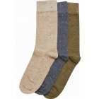 Urban Classics / Naps Socks 3-Pack warmsand/darkshadow/summerolive