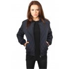 Women´s jacket // Urban classics Ladies Diamond Quilt Nylon Jacket navy