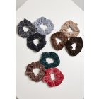 Urban Classics Accessoires / Soft Hair Ties 9-Pack wintercolors