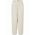Trousers // Urban Classics Ladies High Waist 90´S Wide Leg Corduroy Pants whitesand