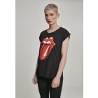Women´s T-shirt short-sleeve // Merchcode Rolling Stones Tongue Ladies Tee black