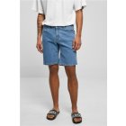 Urban Classics / Relaxed Fit Jeans Shorts light blue washed