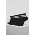 Urban Classics Accessoires / Sporty Half Cuff Logo Socks 5-Pack black