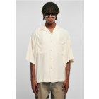 Men's Shirt // Urban Classics / Oversized Resort Shirt whitesand
