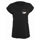 Women´s T-shirt short-sleeve // Mister tee Ladies Kicks Love EMB Tee black