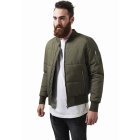 Men´s jacket // Urban Classics Basic Quilt Bomber Jacket olive