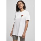 Women´s T-shirt short-sleeve // Mister tee Ladies Rose Tee white